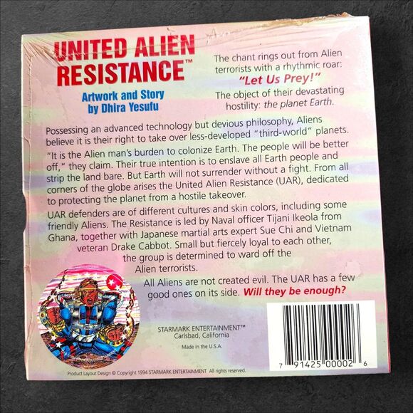 Sealed 1994 Starmark Comic POG Disc Lot 6 Complete Sets 37 Milk Caps Each RARE - Picture 10 of 15